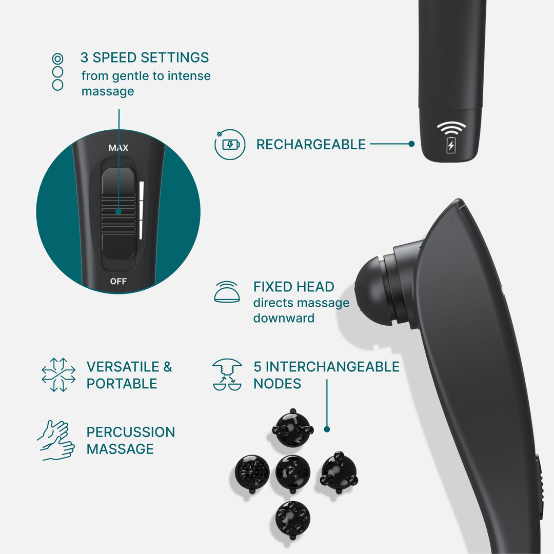 Homedics Rechargeable Deep Tissue Percussion Massager