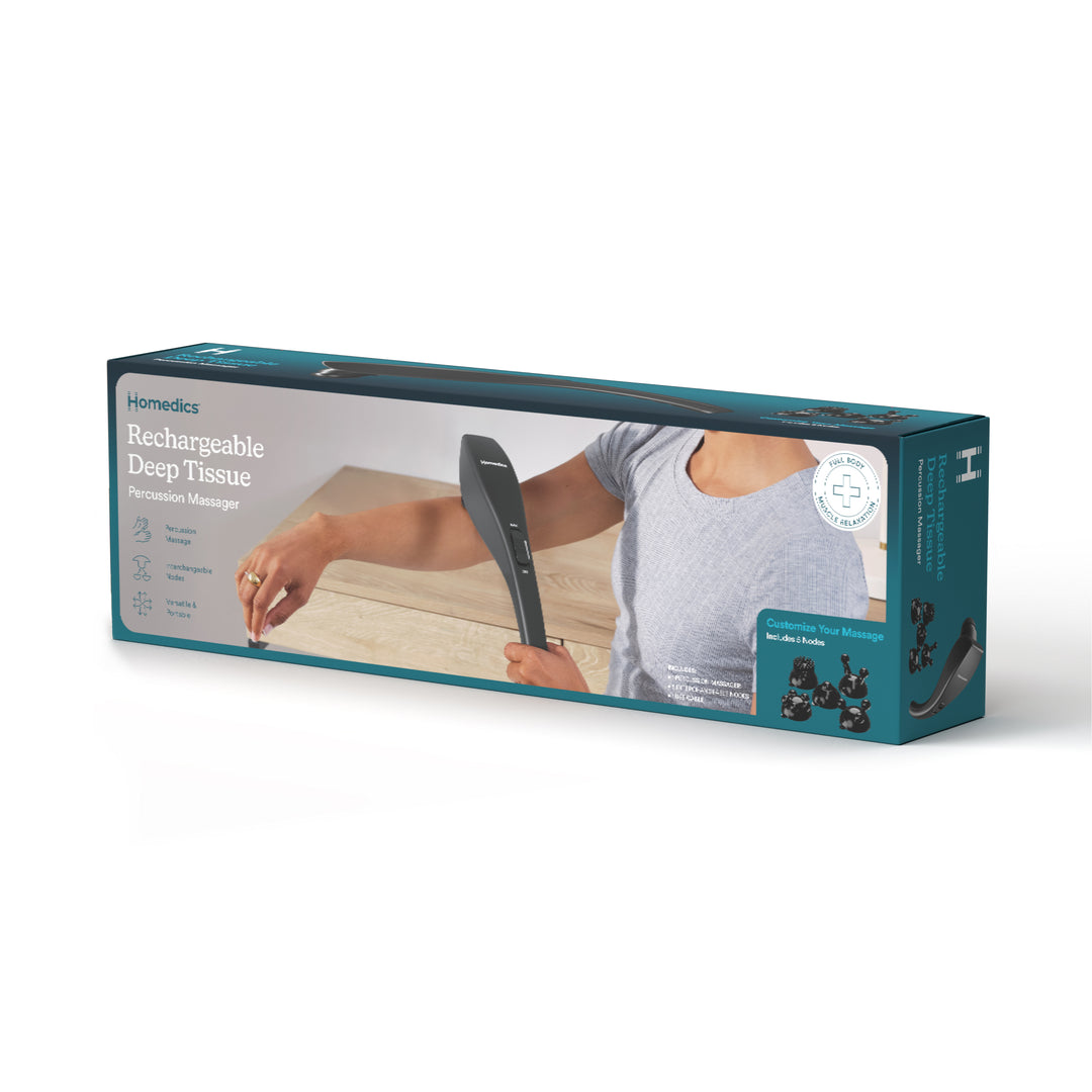 Homedics Rechargeable Deep Tissue Percussion Massager