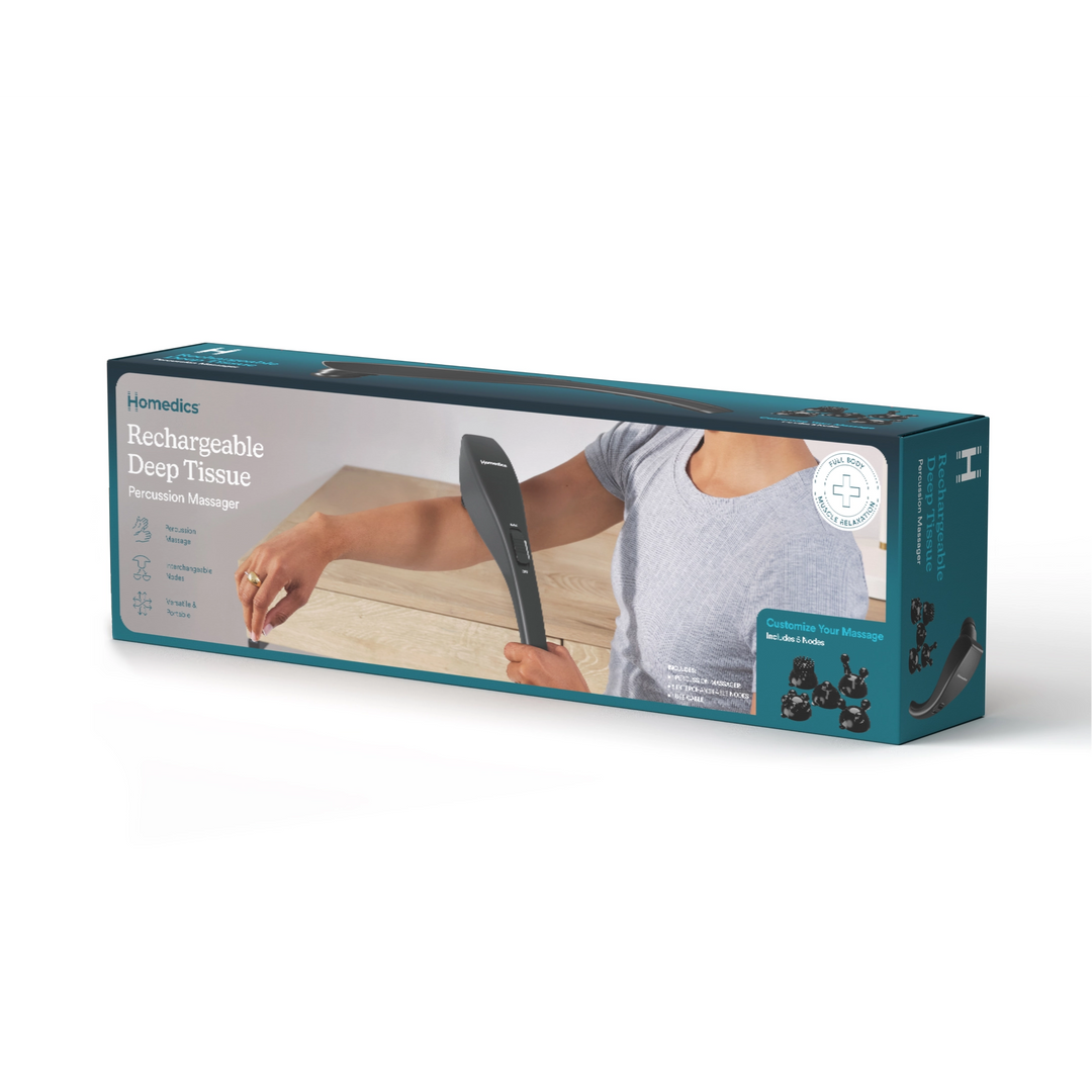 Homedics Rechargeable Deep Tissue Percussion Massager