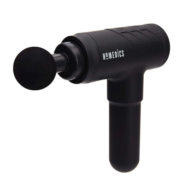White | Homedics Therapist Select Prime Percussion Massager can be used anywhere while you relax