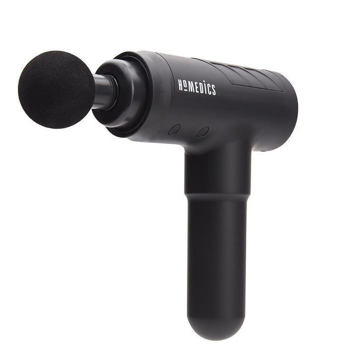 Black | Alternate angled view of the Homedics Therapist Select Prime Percussion Massager