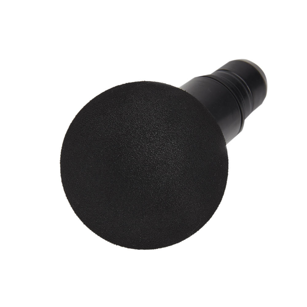 Black | Close up view of the ball attachment for the Homedics Therapist Select Prime Percussion Massager