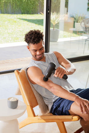 Select Percussion Massager - In use arm -  Homedics Canada