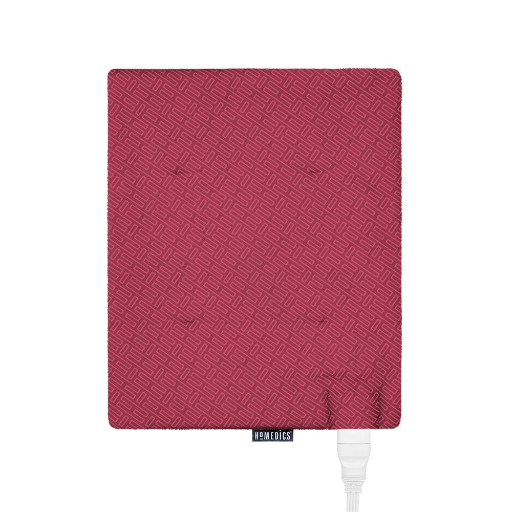 Bottom view of the Homedics 12" x 15" Weighted Heating Pad with Humiditech