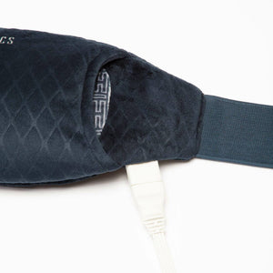 Close-up view of the detachable cord connector on the Homedics Women's Health Comfort Heating Belt