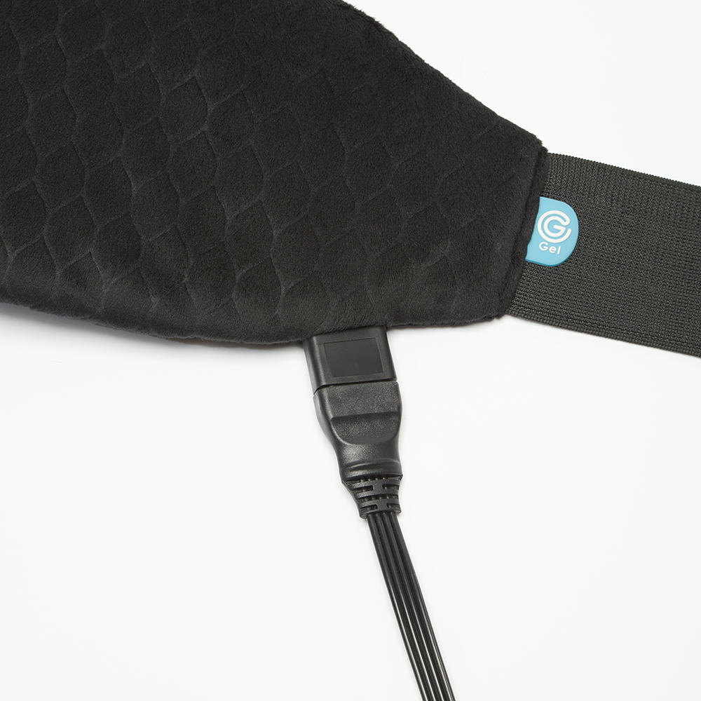 Close-up view of the detachable LCD controller connector for the Homedics Gel Belt