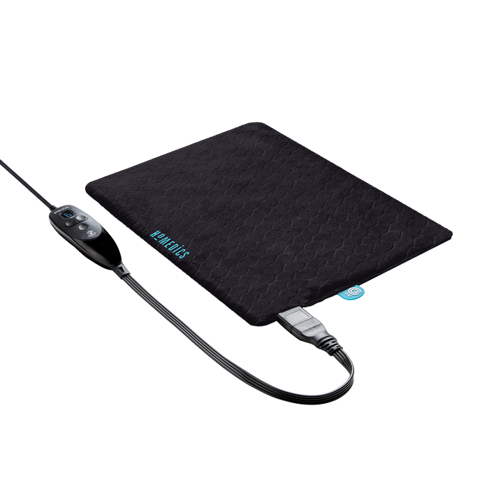 Angled view of the Homedics Weighted Hot & Cold Gel Heating Pad