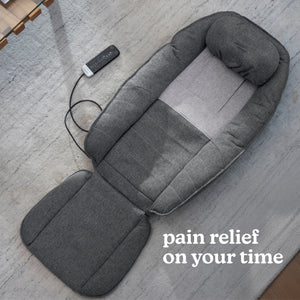 Top view of the Homedics Total Recline Shiatsu Massage Cushion. Pain relief on your time