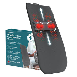 Homedics® Ultra Slim Shiatsu Massage Cushion with Heat