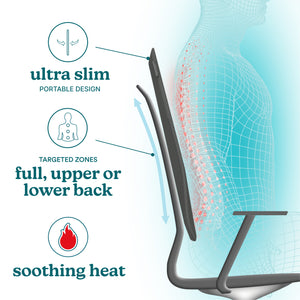 Homedics® Ultra Slim Shiatsu Massage Cushion with Heat