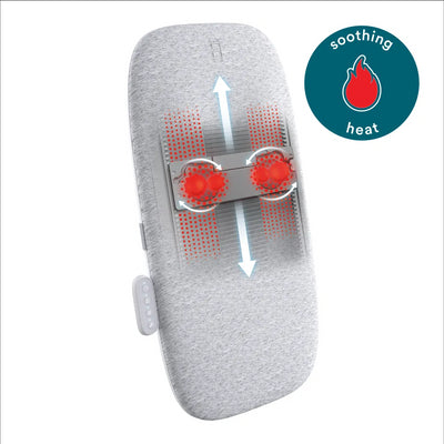 Angled view of the Homedics® Ultra Slim Shiatsu Massage Cushion with Heat