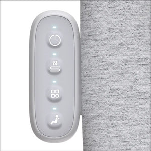 Close-up view of controls & modes in Homedics® Ultra Slim Shiatsu Massage Cushion with Heat