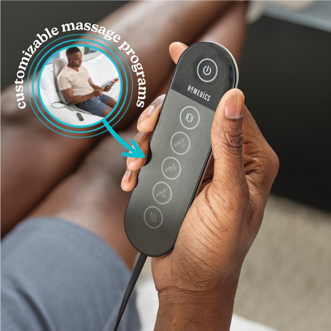 Shiatsu + Kneading & Vibration Massage Cushion with Heat - Homedics Shiatsu + Kneading & Vibration Massage Cushion with Heat - Homedics