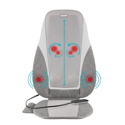 Shiatsu + Kneading & Vibration Massage Cushion with Heat