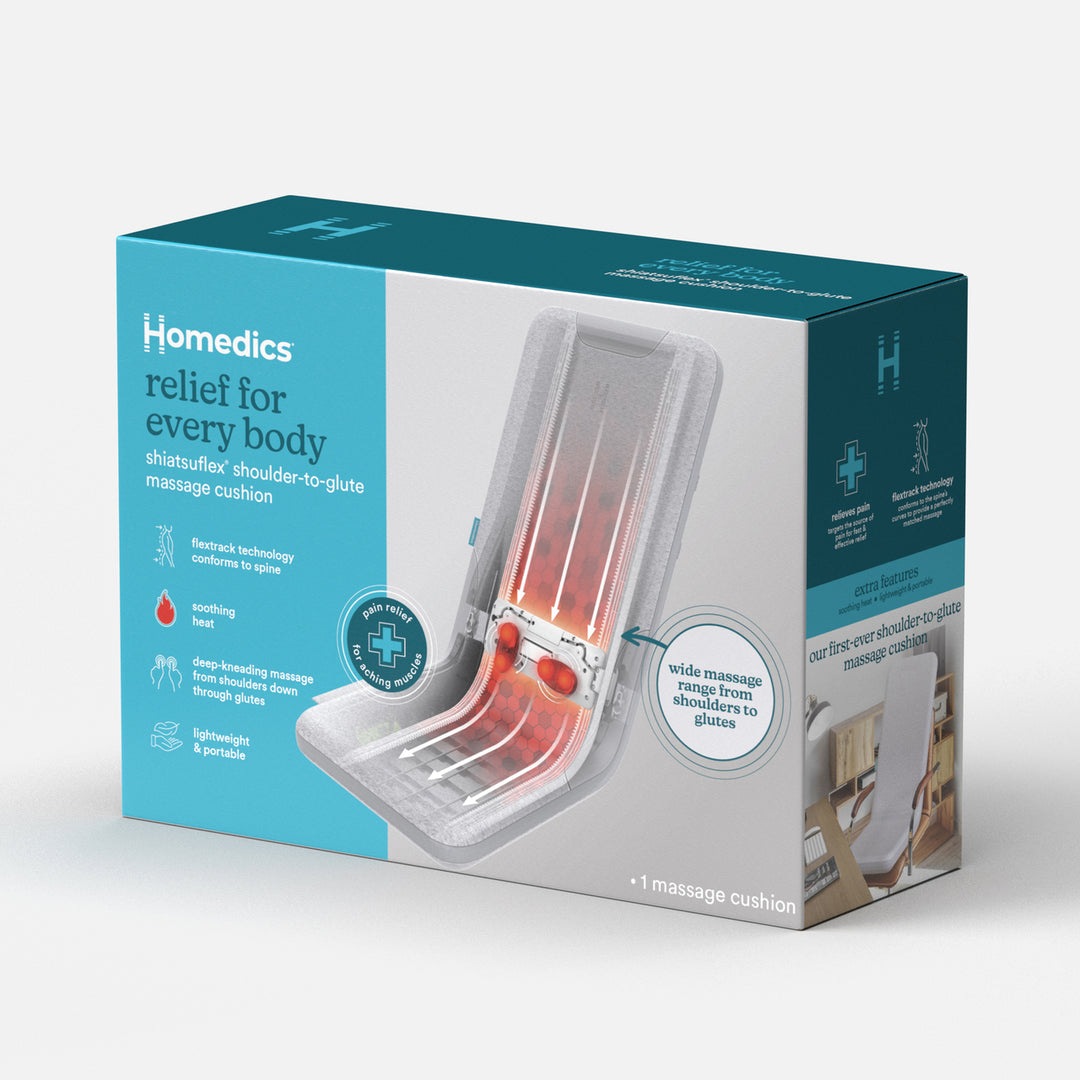 HoMedics ShiatsuFlex Massage Cushion - Gray HoMedics ShiatsuFlex Massage Cushion - Gray