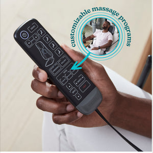 image shows that Homedics Shiatsu Elite II Massage Cushion with Soothing Heat has Customizable massage programs