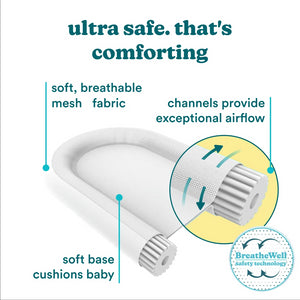 Coral | Homedics® 3-in-1 Calming Cushion in Coral color, featuring a womb-like shape for a better and cozy experience.