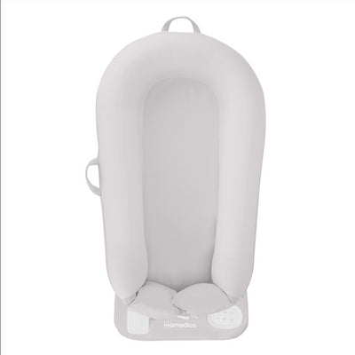 Beige | Homedics® 3-in-1 Calming Cushion in Beige color, highlighting its breathable design for safety.