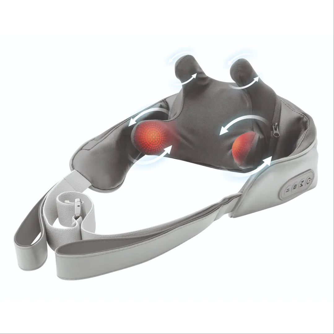 Homedics Deep Kneading Neck & Shoulder Massager with Heat provides convenient comfort