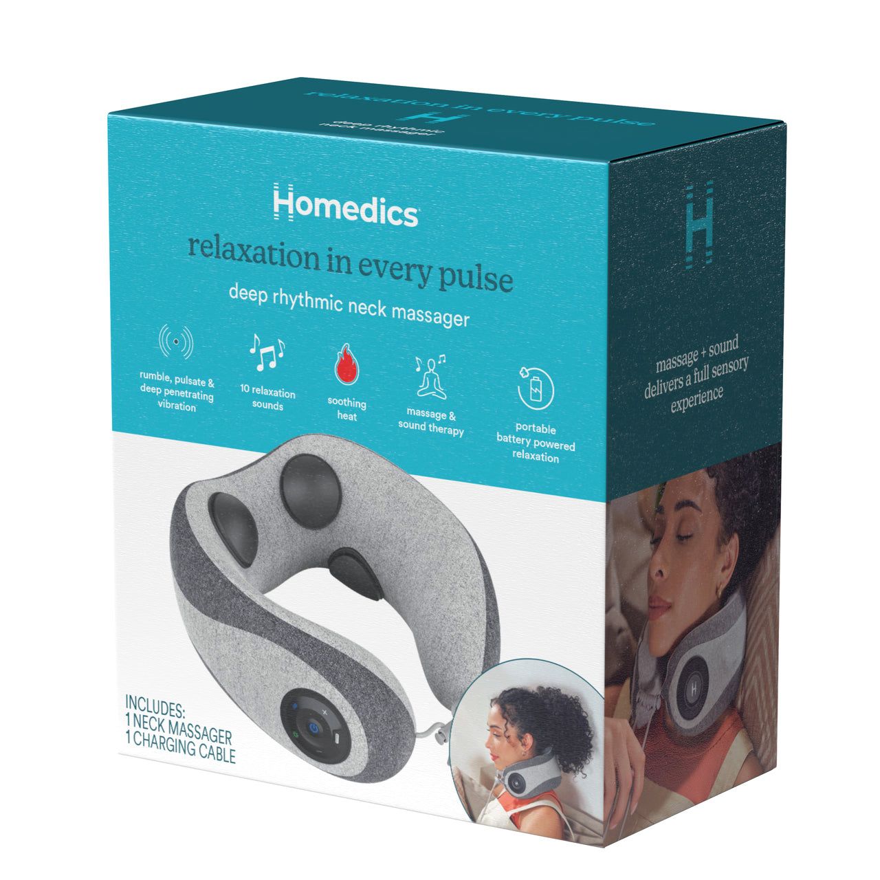 Homedics Deep Rhythmic Neck Massager - Gray Homedics Deep Rhythmic Neck Massager - Gray