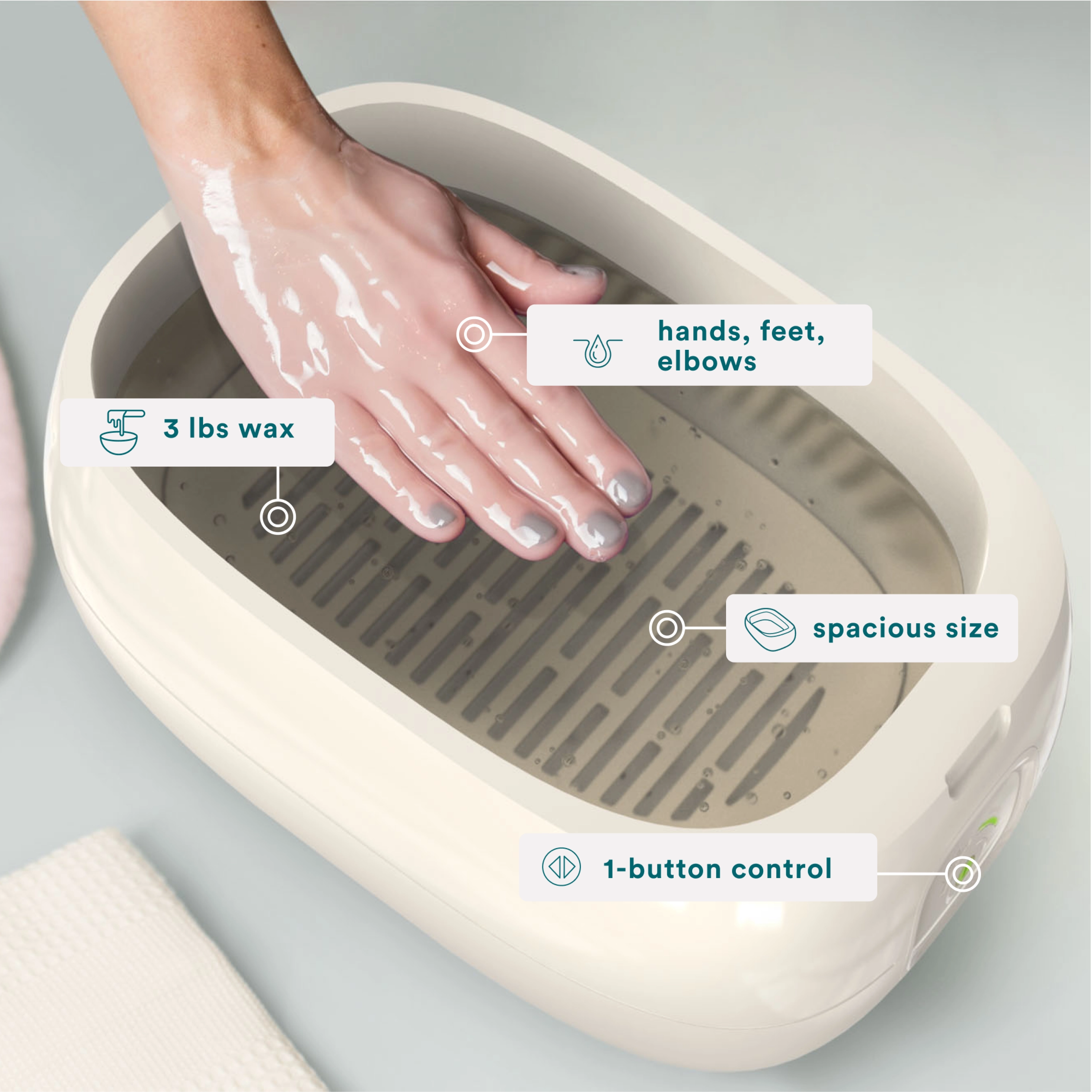 Theraspa Deluxe Paraffin Bath – Homedics