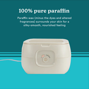 100% pure paraffin - Paraffin wax (minus the dyes and altered fragrances) surrounds your skin for a silky-smooth, nourished feeling