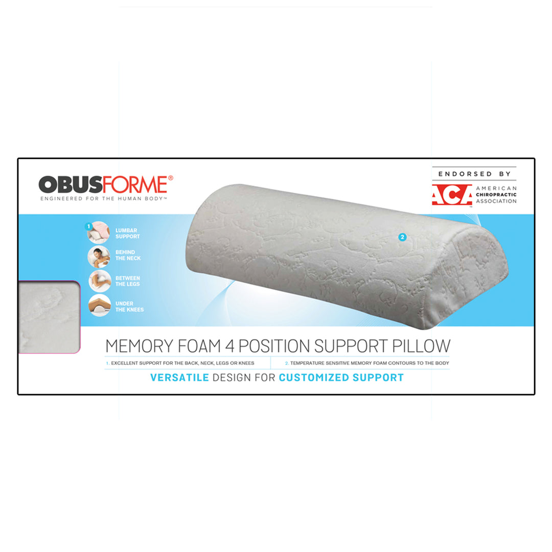 AirFoam 4-Position Pillow - Packaging - ObusForme