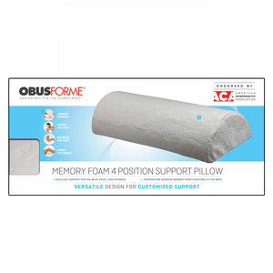 AirFoam 4-Position Pillow - Packaging - ObusForme