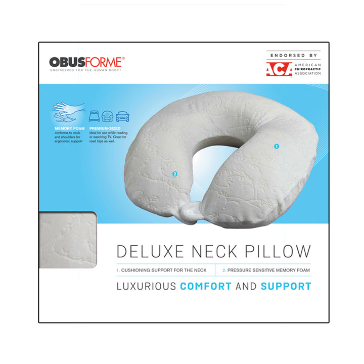 Deluxe Memory Foam Neck Travel Pillow