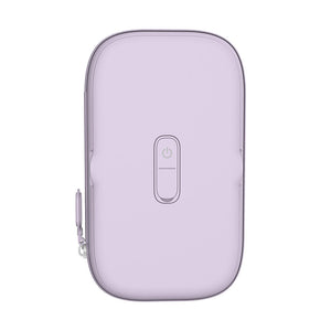 Purple | Top-down view of the purple Homedics UV CLEAN Portable Phone Sanitizer