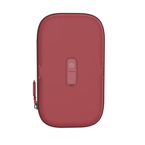 Red | Top-down view of the red Homedics UV CLEAN Portable Phone Sanitizer