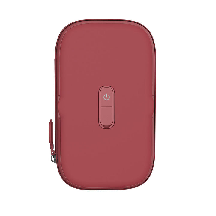 Red | Top-down view of the red Homedics UV CLEAN Portable Phone Sanitizer