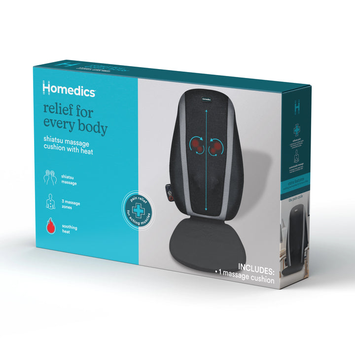 boxed image of Shiatsu Massage Cushion with Heat
