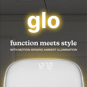 White | function meets style, WITH MOTION-SENSING AMBIENT ILLUMINATION