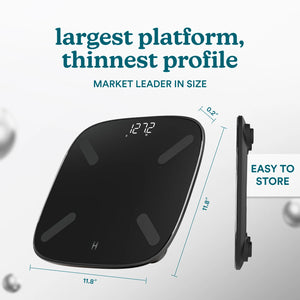 Black | largest platform, thinnest profile
MARKET LEADER IN SIZE
