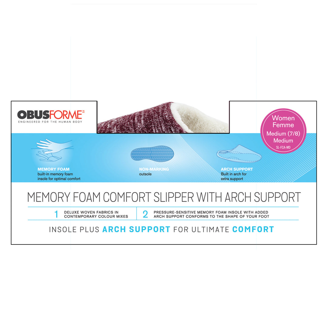 Ladies Arch Support Slippers