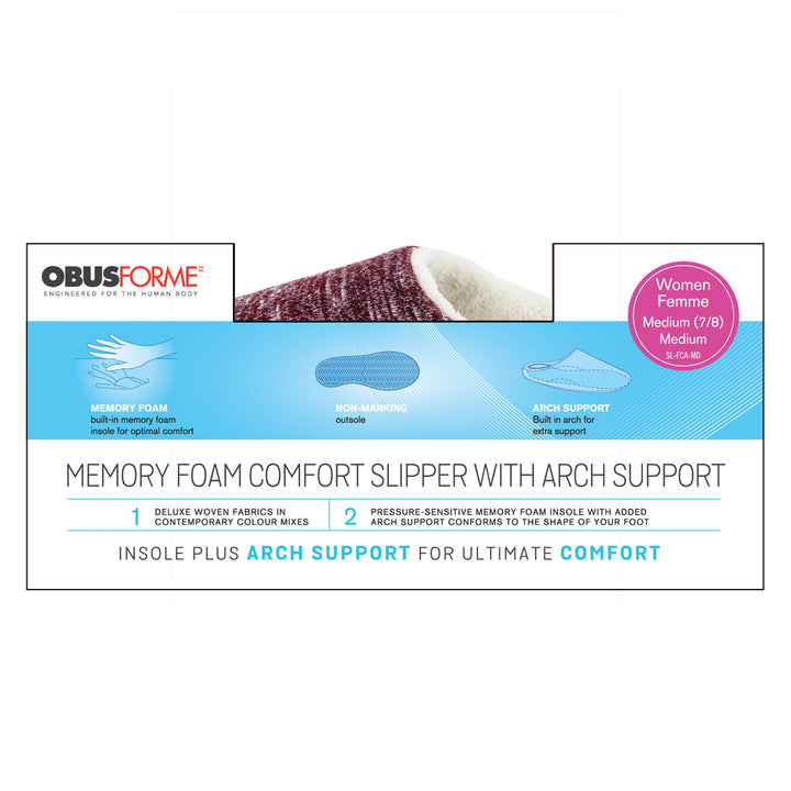 Ladies Arch Support Slippers