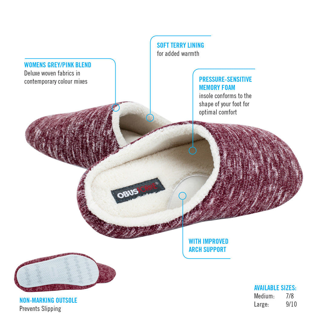Ladies Arch Support Slippers