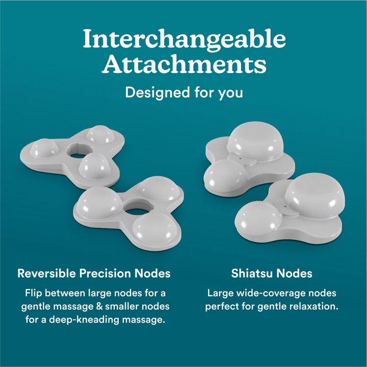 ModMassage All-Body Massage Pillow with Interchangeable Attachments and Hot/Cold Gel Pack