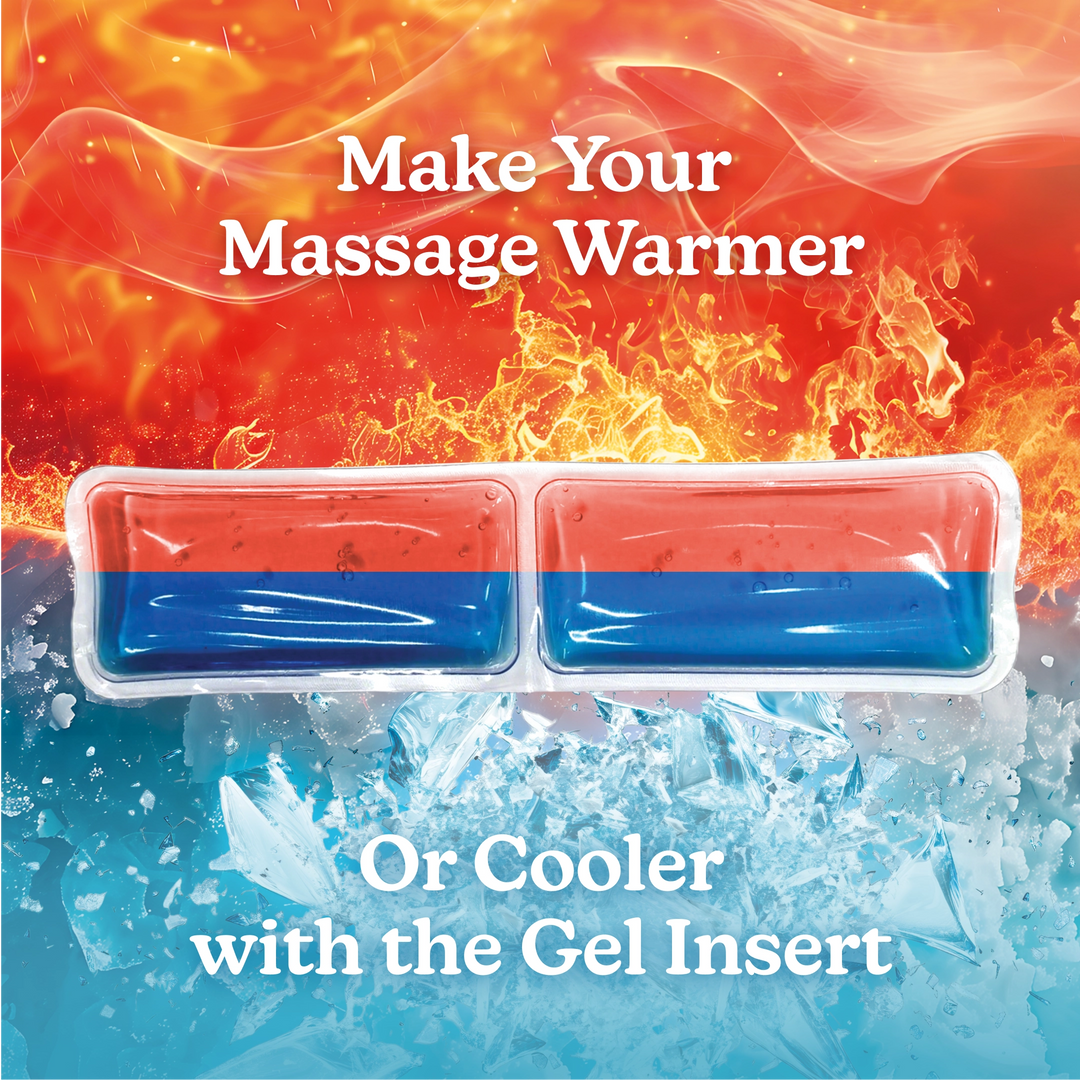 ModMassage All-Body Massage Pillow with Interchangeable Attachments and Hot/Cold Gel Pack