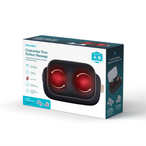 ModMassage All-Body Massage Pillow with Interchangeable Attachments and Hot/Cold Gel Pack