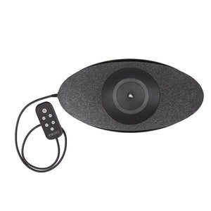 Top-down view of the Homedics Lumbar Lift Lower Back Stretcher and Massager