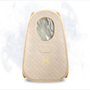 image shows SaunaZen Portable Steam Sauna shows portability