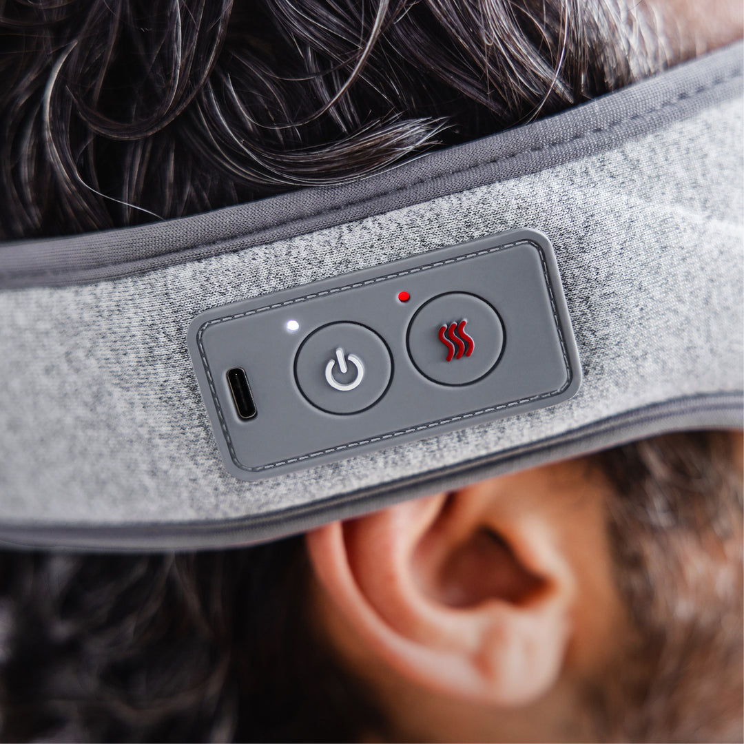 Homedics Eye Massager with Heat, Gray Homedics Eye Massager with Heat, Gray