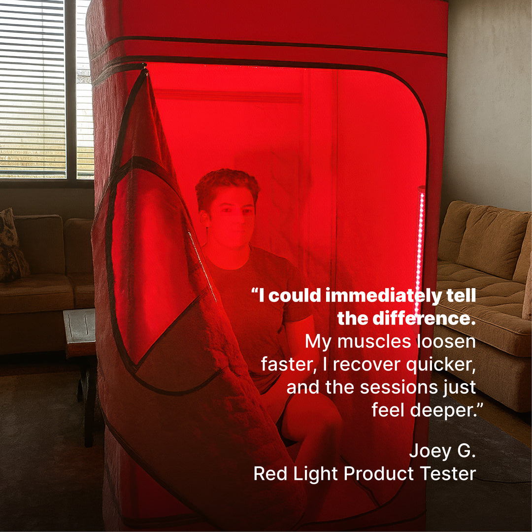 Dual Red Light Wands for Sauna