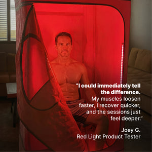 Dual Red Light Wands for Sauna