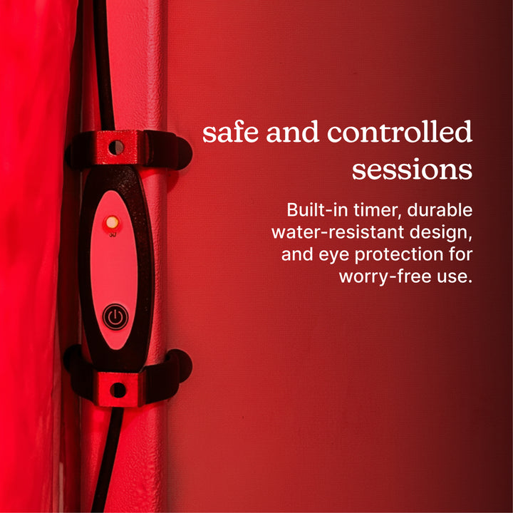 Dual Red Light Wands for Sauna