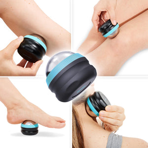 Homedics® IcyGlide™ Massage Roller Ball can be used on a multiple body parts