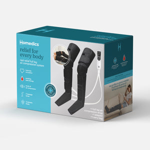 Boxed image of Real Relief Full Leg Air Compression System