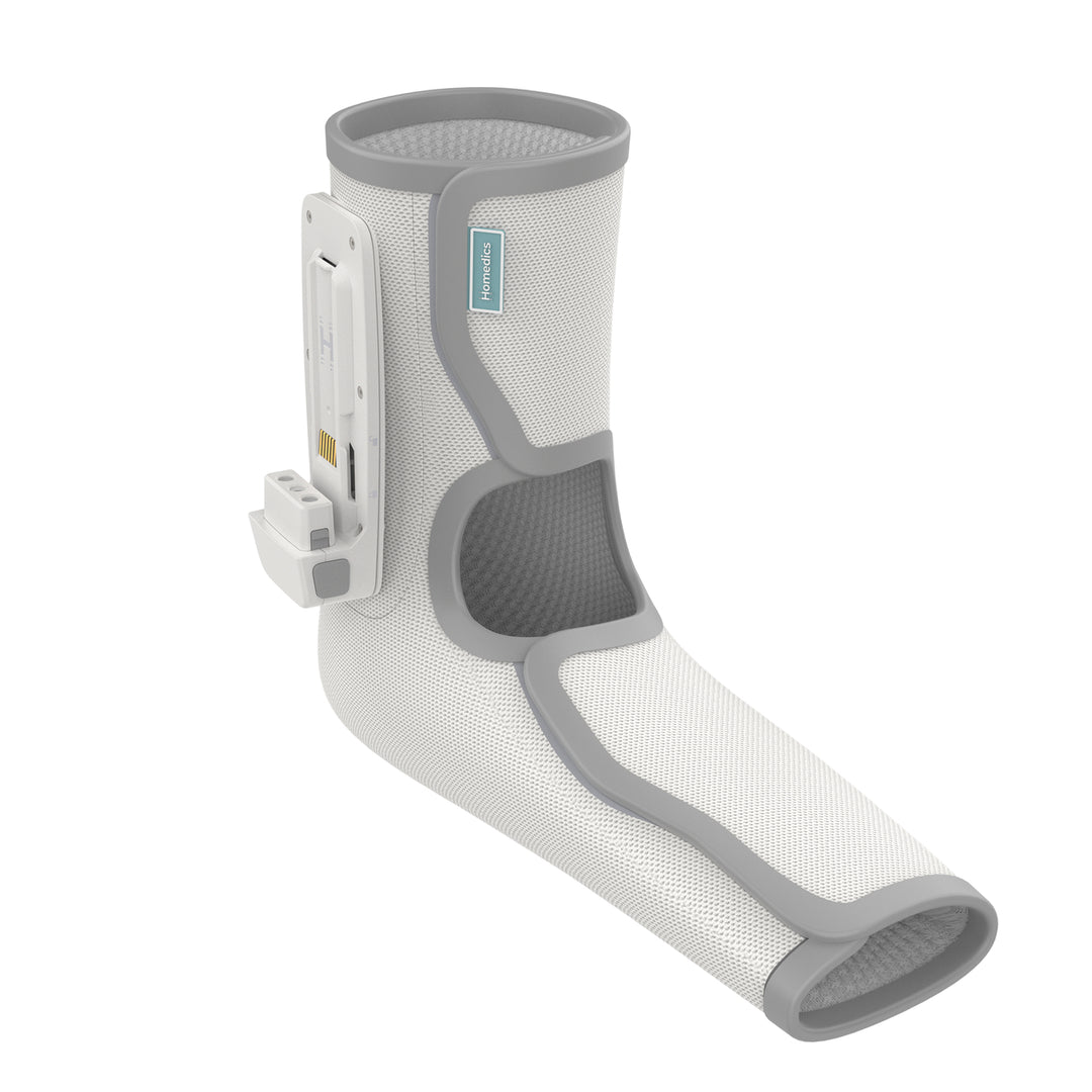 Modulair Compression Foot Wrap with separate universal controller with 5-hour runtime. Universal controller sold separately